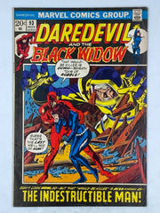 Daredevil and the Black Widow #93, a Bronze Age Marvel comic book published in November 1972.