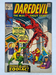 Daredevil #73 ("The Man Without Fear!") published by Marvel Comics in February 1971.