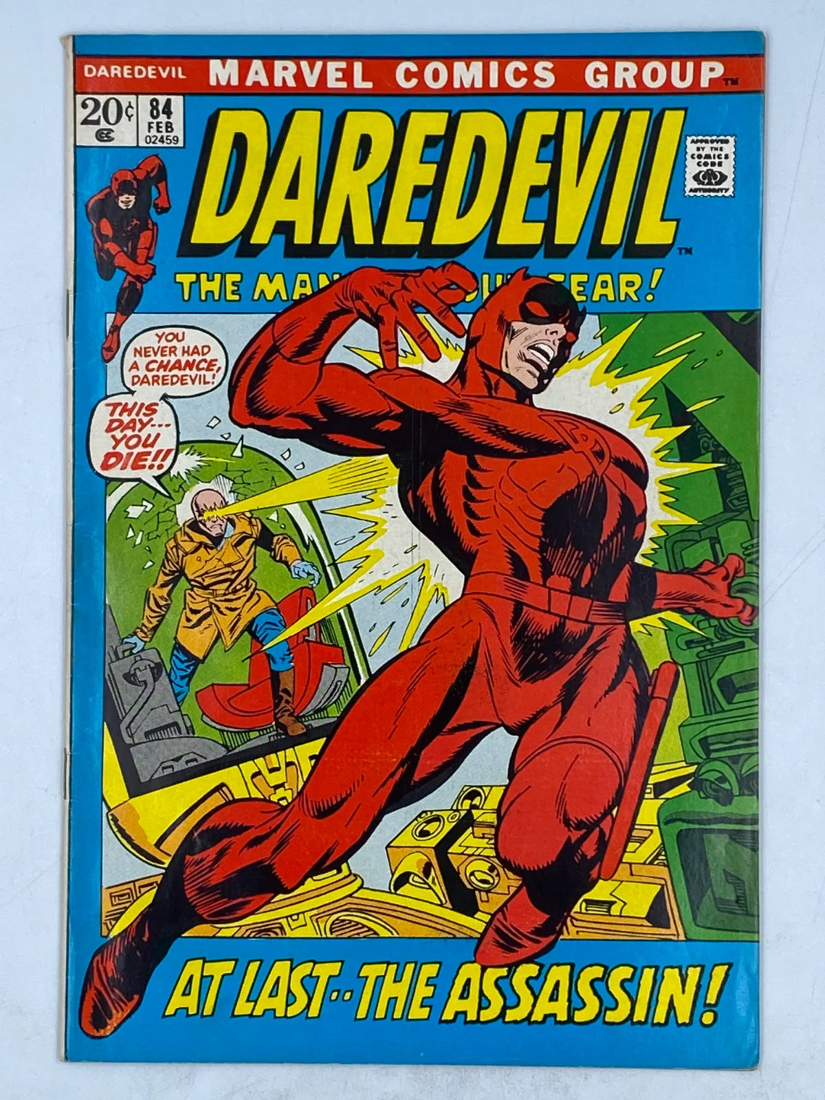Daredevil #84, published by Marvel Comics in February 1972.