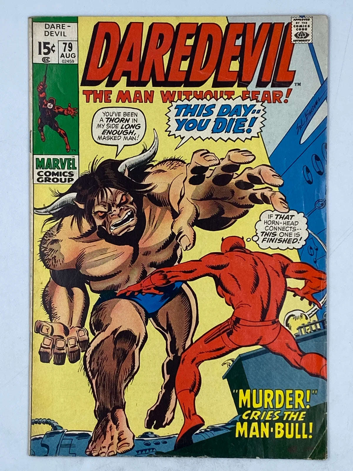 Daredevil #79 ("This Day... You Die!") published by Marvel Comics in August 1971.
