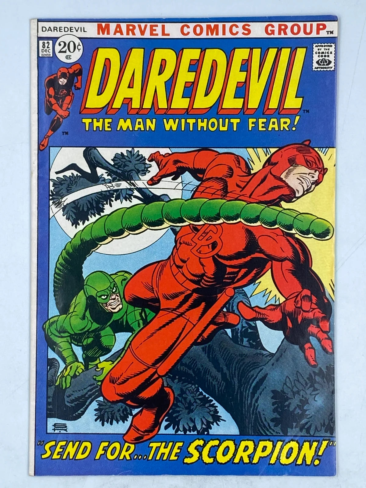 Daredevil #82, a vintage Bronze Age comic book published by Marvel Comics in December 1971.
