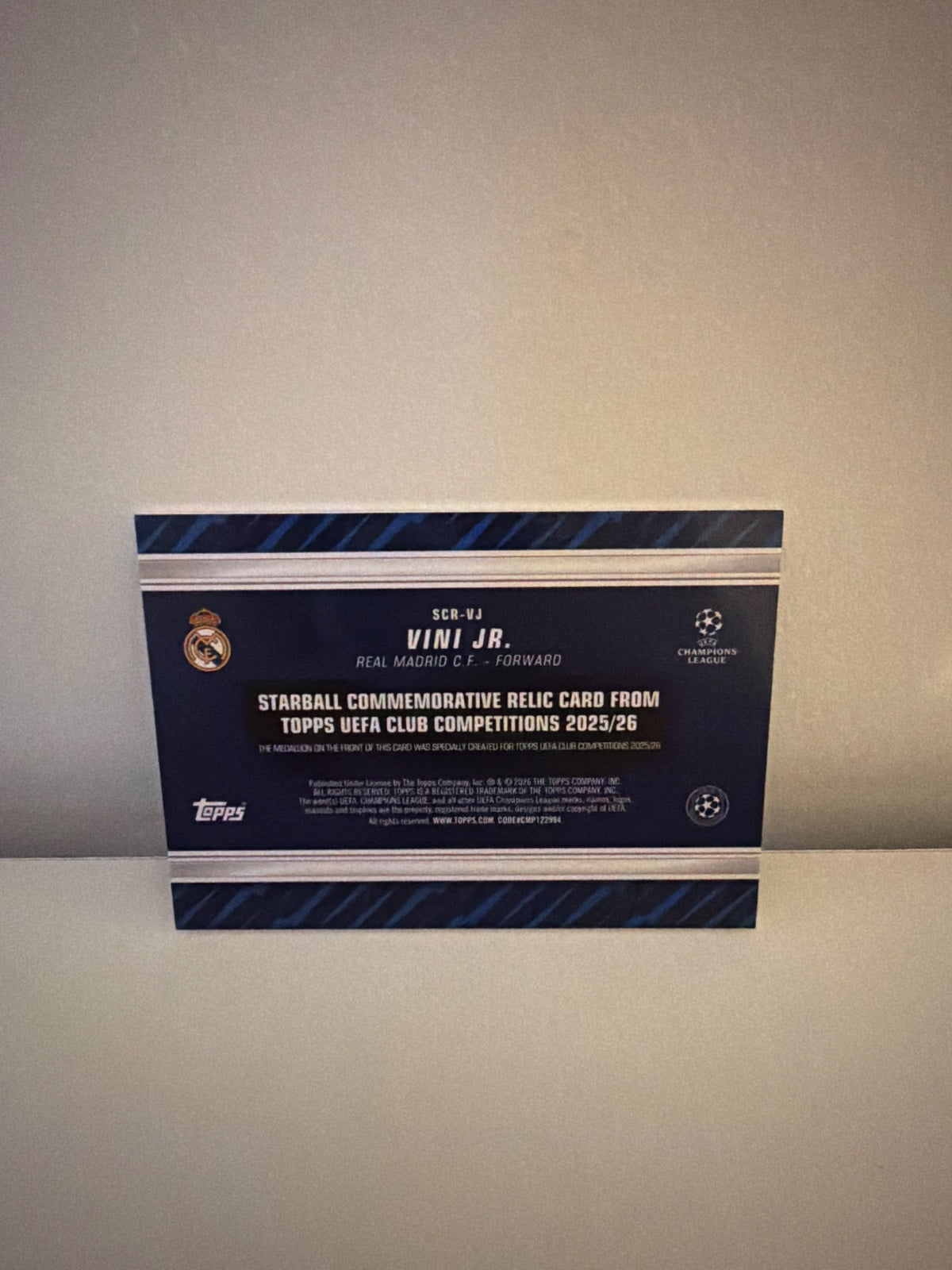 Vini Jr Star Ball Commemorative Relic