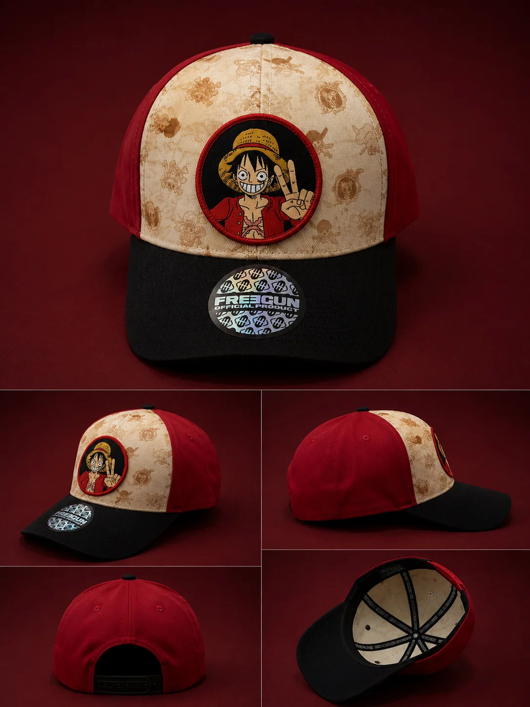 Luffy Red, Black ( OP ) Cap