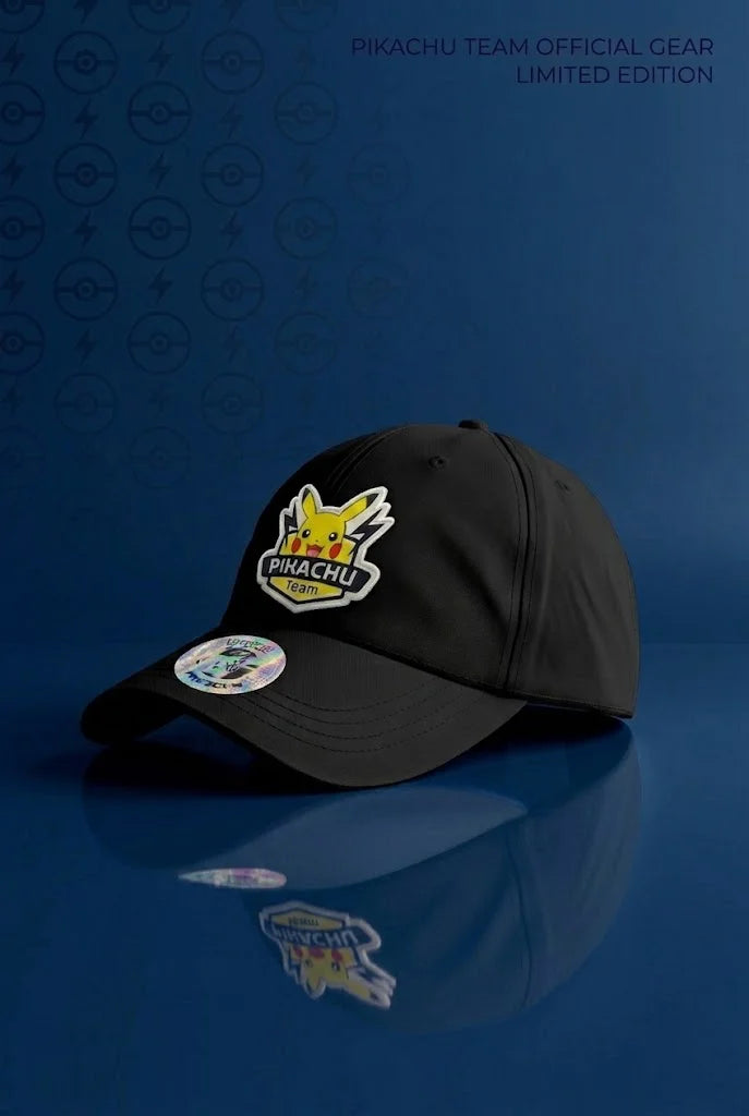 Pikachu Team Black ( Pokemon ) Cap