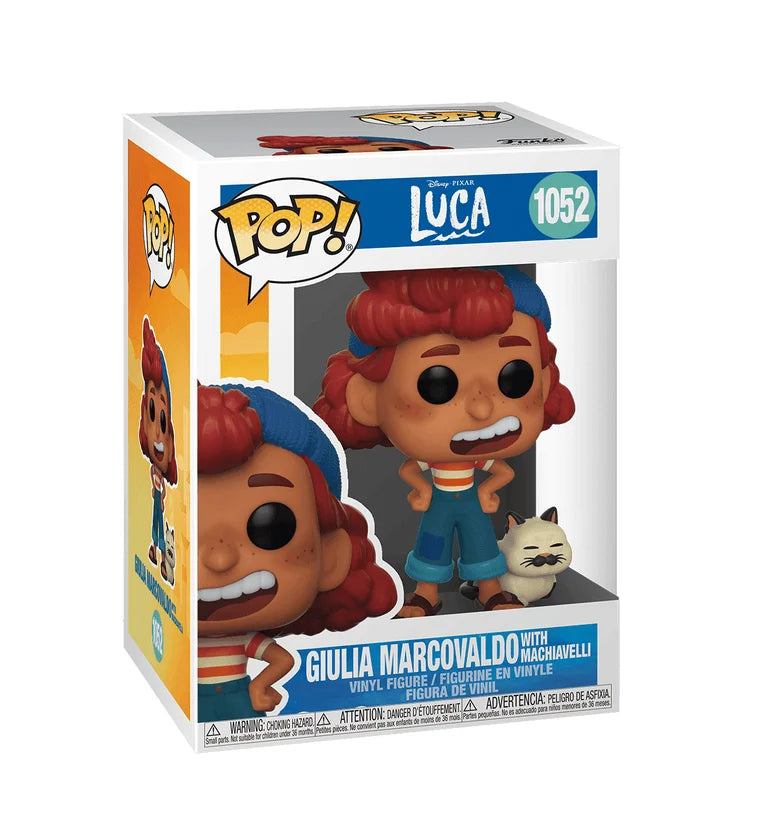 Funko Pop! Disney Pixar : Luca - Guilia Marcovaldo With Machiavelli #1052