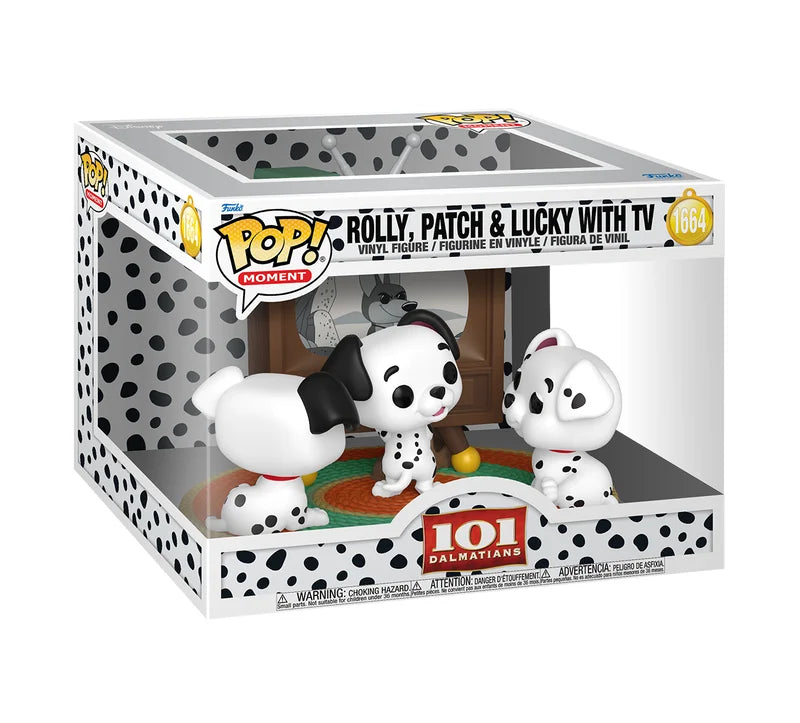 Funko Pop! Moment - 101 Dalmations : Rolly Patch And Lucky With TV  #1664