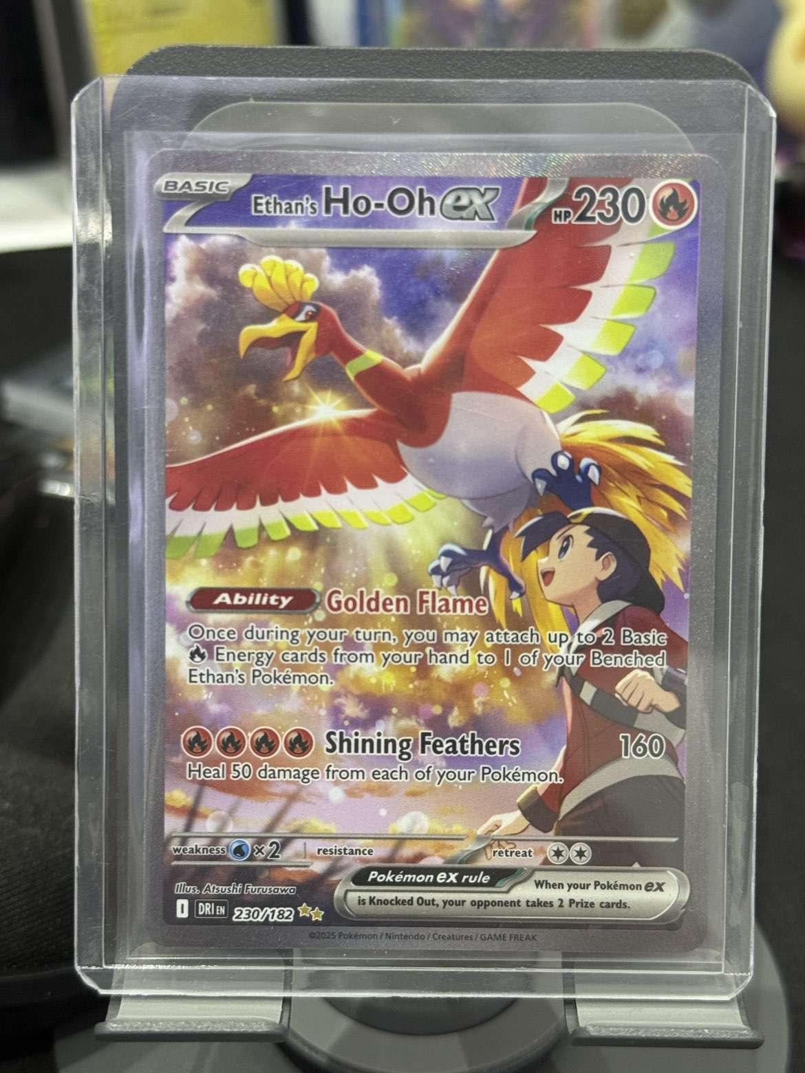 Ethan's Ho-oh ex 230/182 (Destined Rivals)