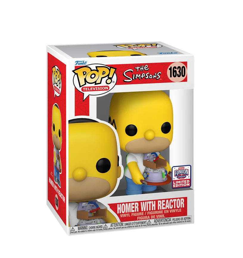 Funko Pop! Television : The Simpsons - Homer With Reactor,#1630 - Funko Funkon London Limited Edition