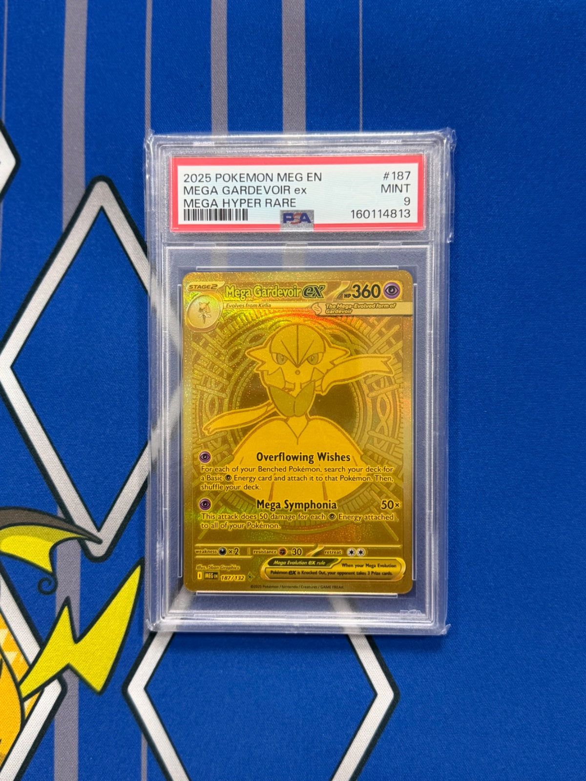 Mega Gardevoir ex 187/132 (Mega Evolution) — PSA 9