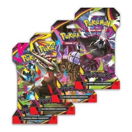 Pitch Black Sleeved Booster Pack