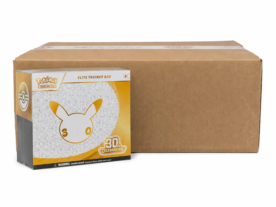 [Pre-Order] Pokemon 30th Anniversary Elite Trainer Box Sealed Case (10 ETBs)