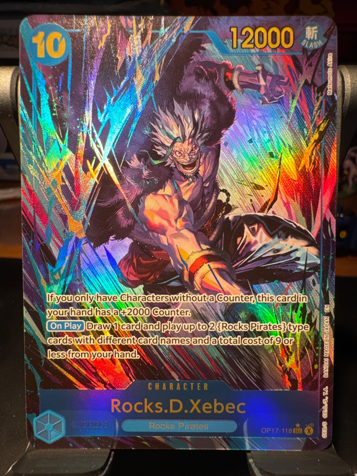 Rocks.D.Xebec (Alternate Art) OP17-118 (The World's Strongest Warriors)
