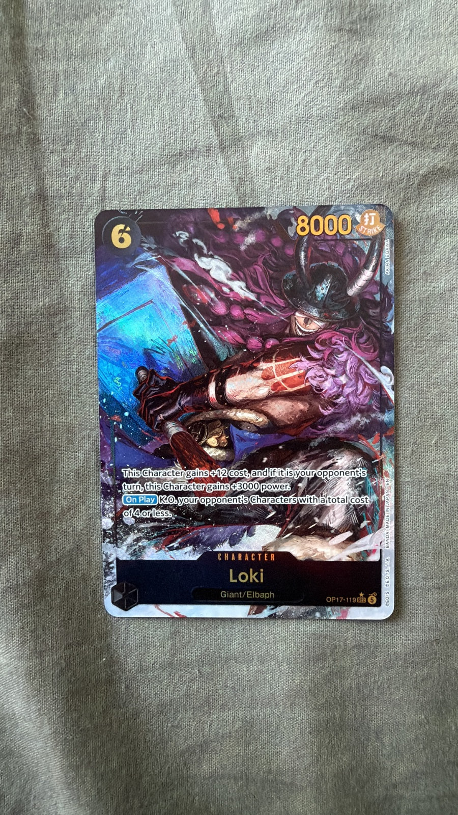 Loki (Alternate Art) OP17-119 (The World's Strongest Warriors)