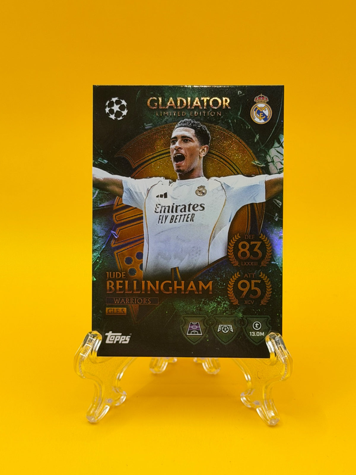Gladiator Jude Bellingham Limited Edition Card