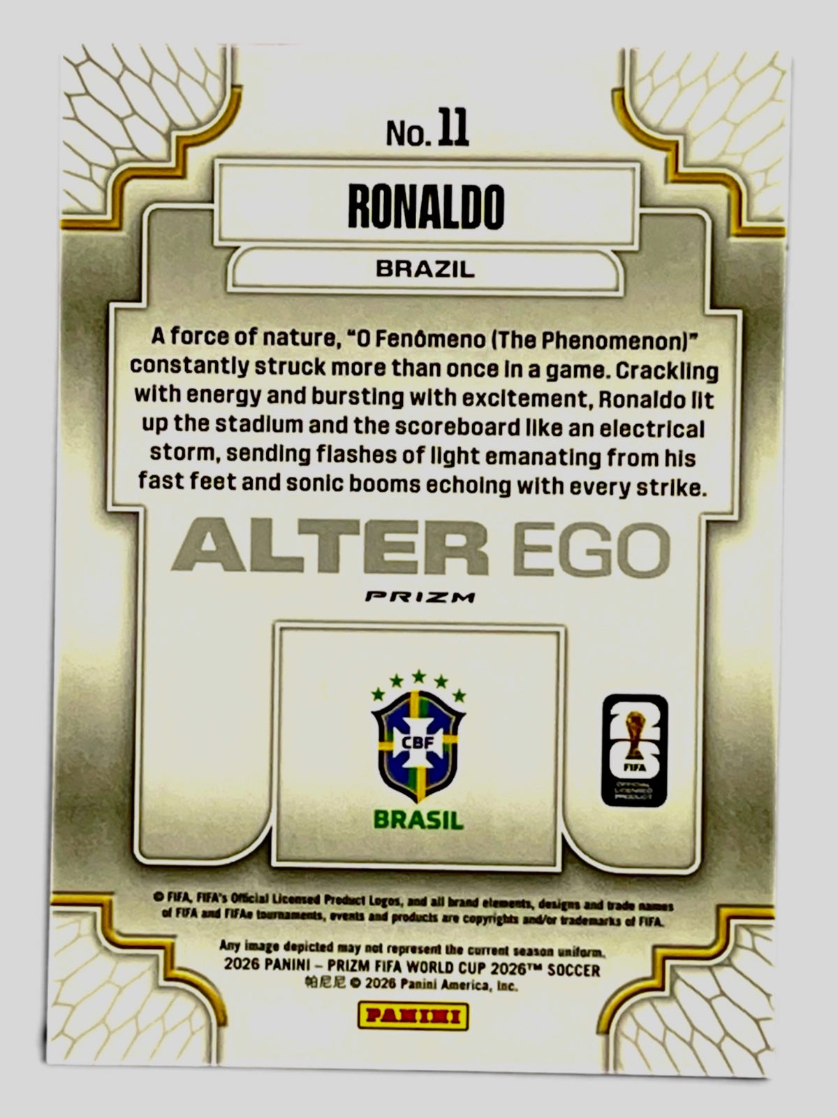 2026 Panini Prizm FIFA World Cup Ronaldo Alter Ego