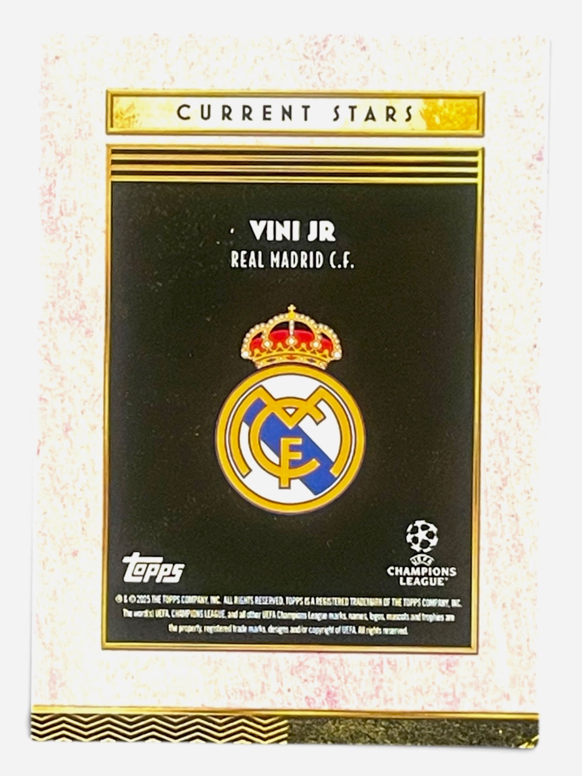 2025 Topps UEFA Chanpions League Vini Jr Current Stars