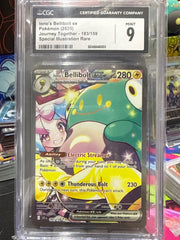 Iono's Bellibolt ex 183/159 · Holofoil (Journey Together) — CGC 9