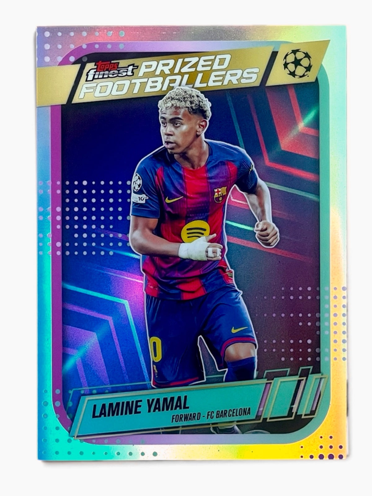 2015-26 Topps Finest UEFA Lamine Yamal Prized Footballer