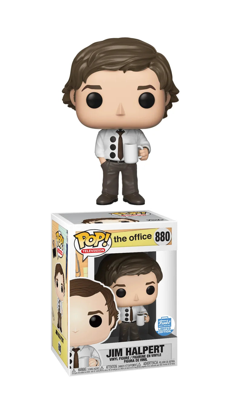 Funko Pop! Television: The Office - 3 Hole Punch Jim Halpert #880 - Funko Shop Exclusive