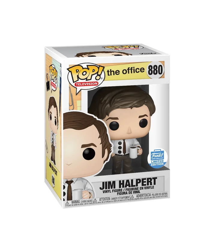 Funko Pop! Television: The Office - 3 Hole Punch Jim Halpert #880 - Funko Shop Exclusive