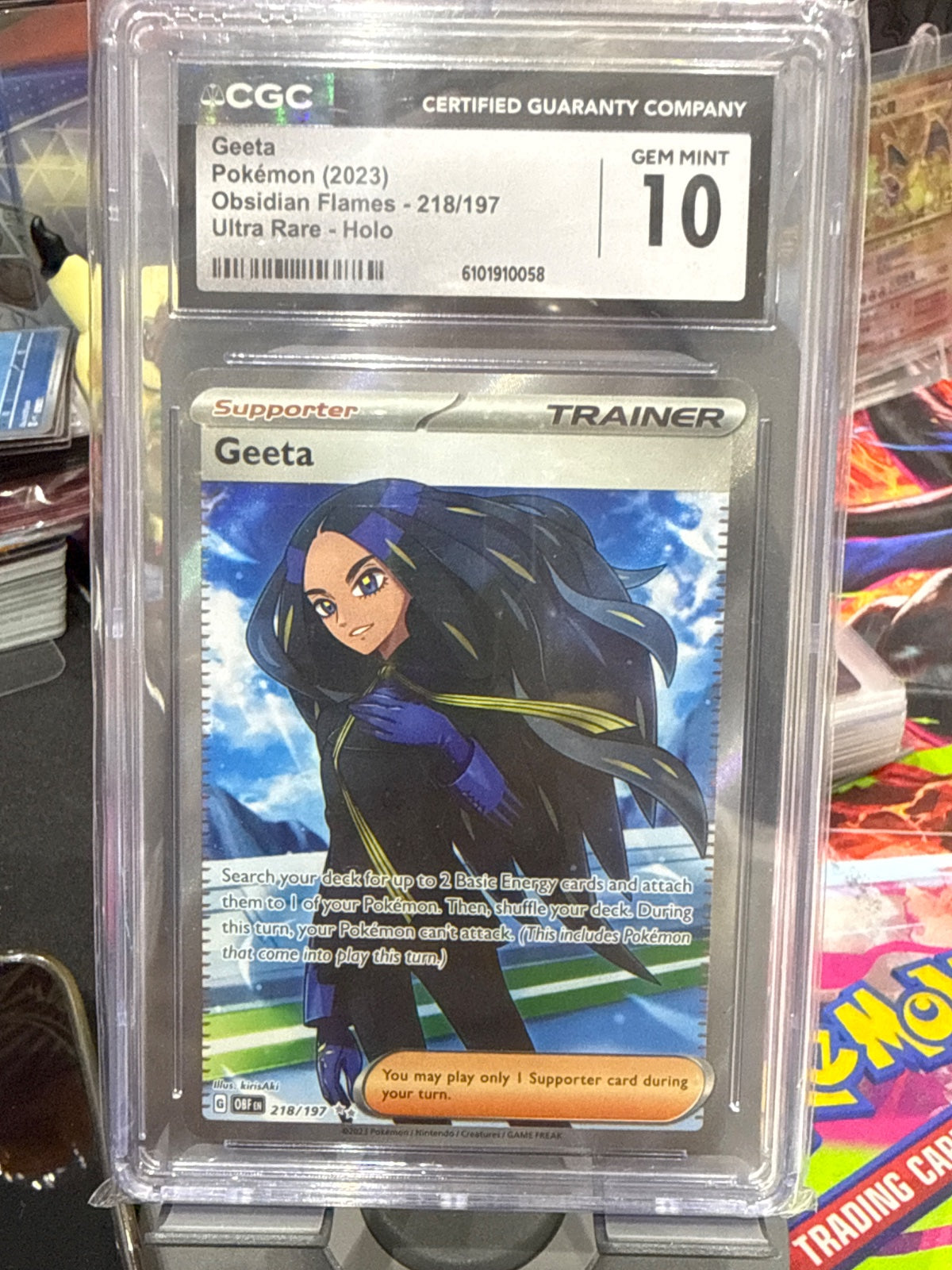 Geeta 218/197 (Obsidian Flames) — CGC 10
