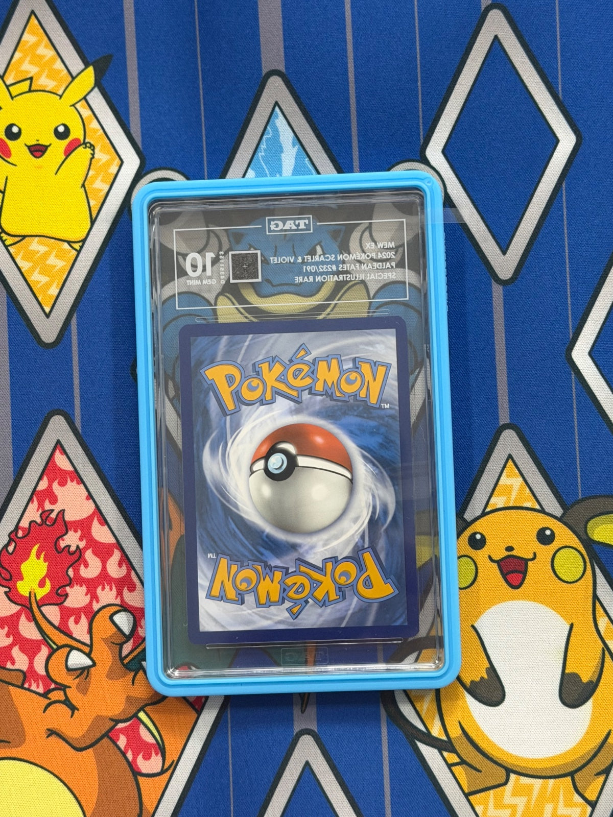 Mew ex 232/091 (Paldean Fates) — TAG 10
