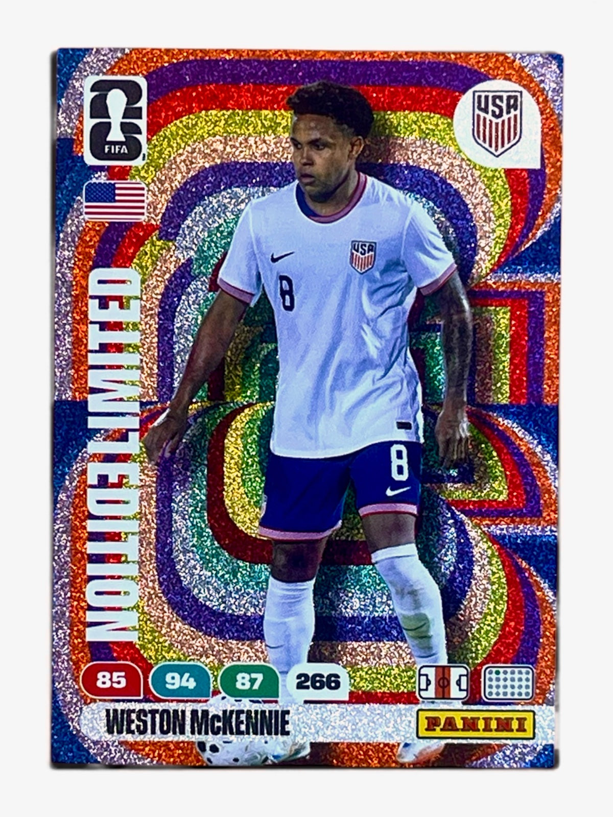 2026 Panini Adrenalyn FIFA World Cup Weston McKennie Limited Edition