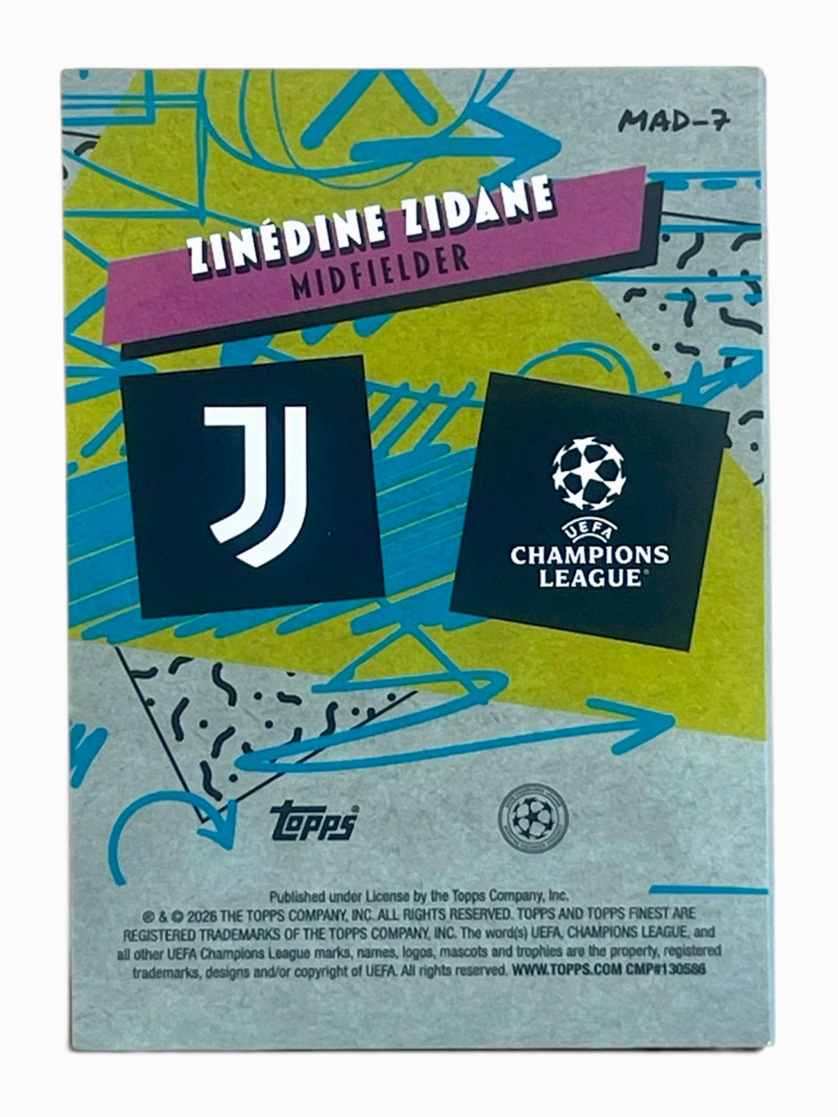 2026 Topps Finest Zinédine Zidane 90’s Madness