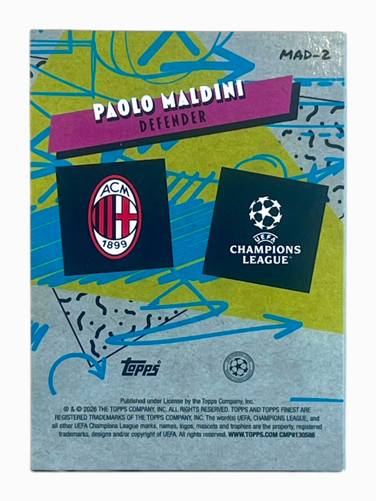 2026 Topps Finest Paolo Maldini 90’s Madness