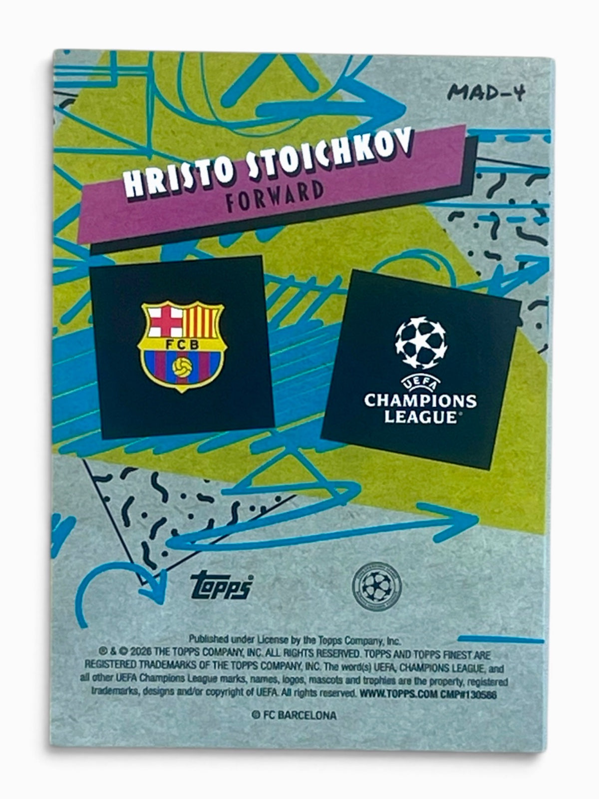 2026 Topps Finest Hristo Stoichkov 90’s Madness
