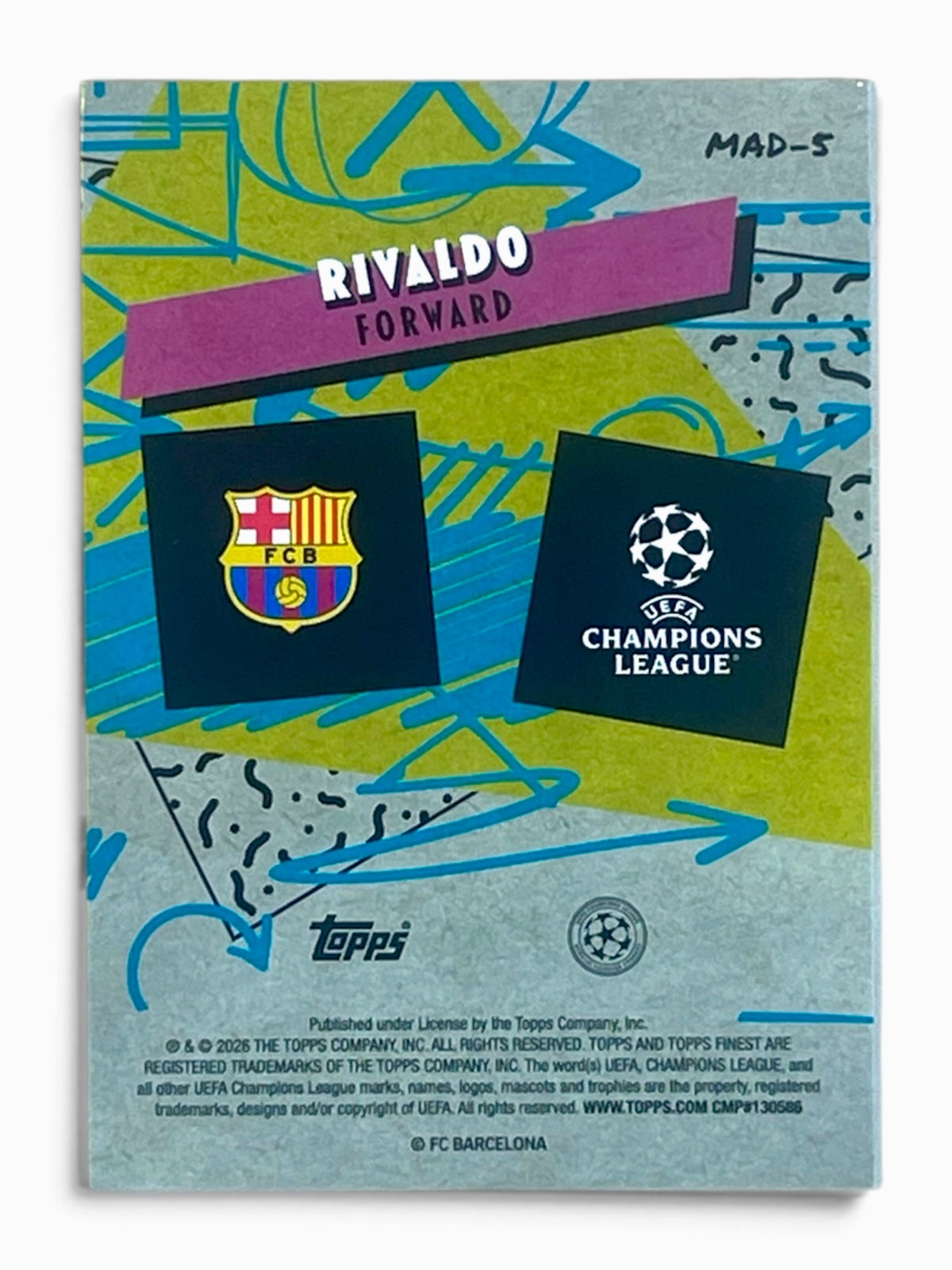 2026 Topps Finest Rivaldo 90’s Madness