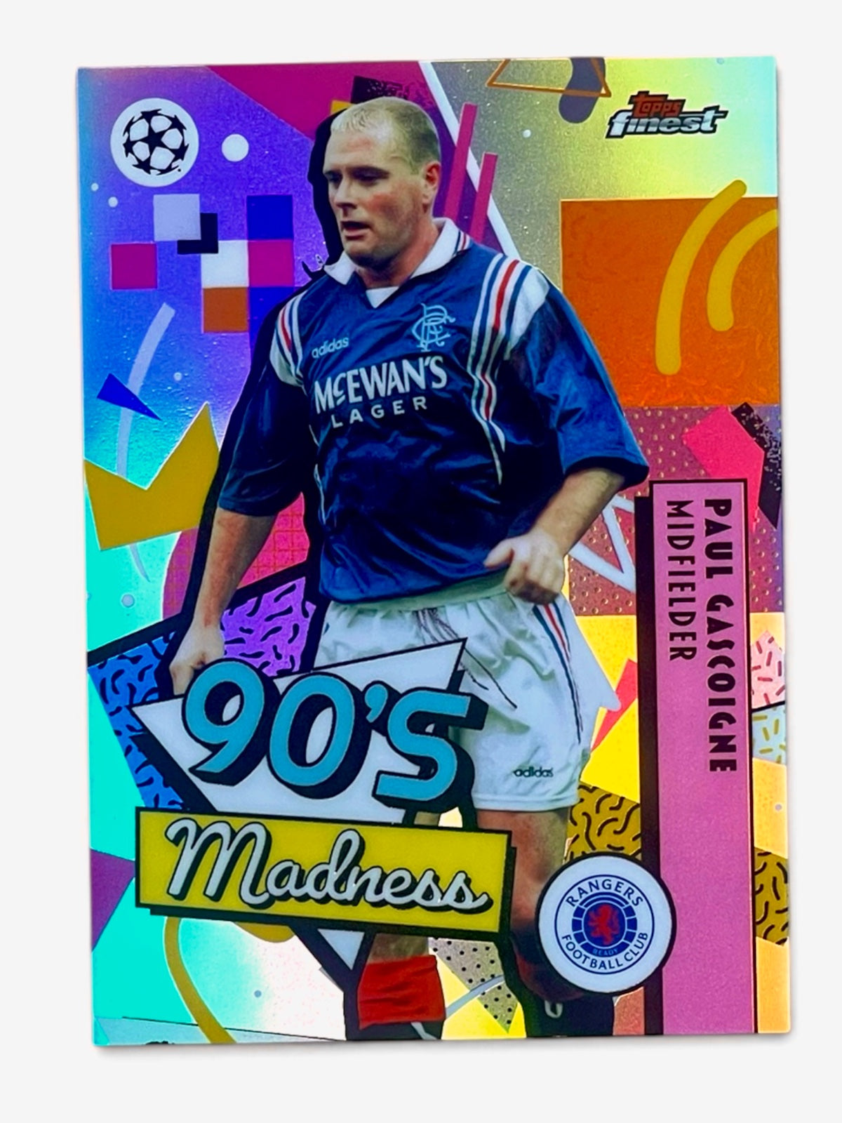 2026 Topps Finest Paul Gascoigne 90’s Madness