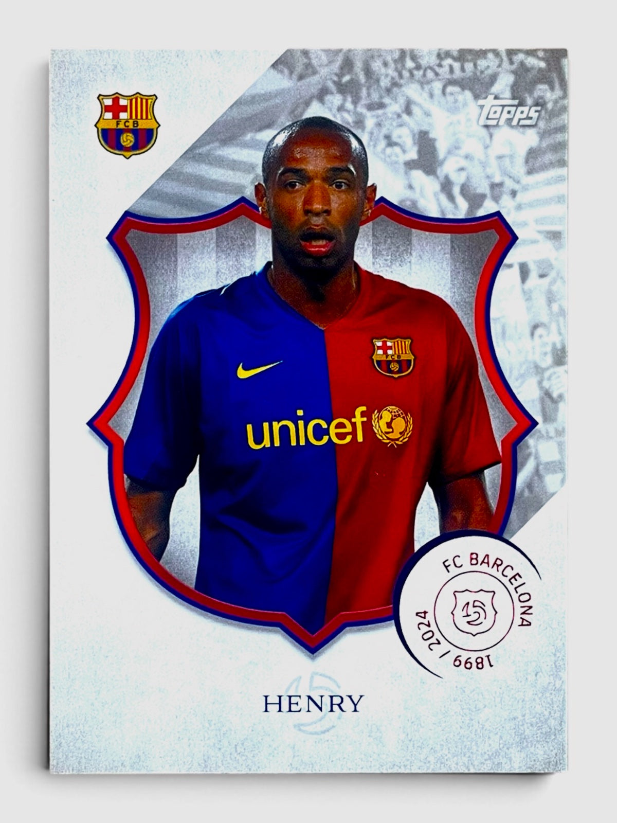 2025 Topps FC Barcelona 125 Years Legacy Set Thierry Henry