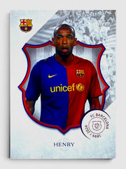 2025 Topps FC Barcelona 125 Years Legacy Set Thierry Henry