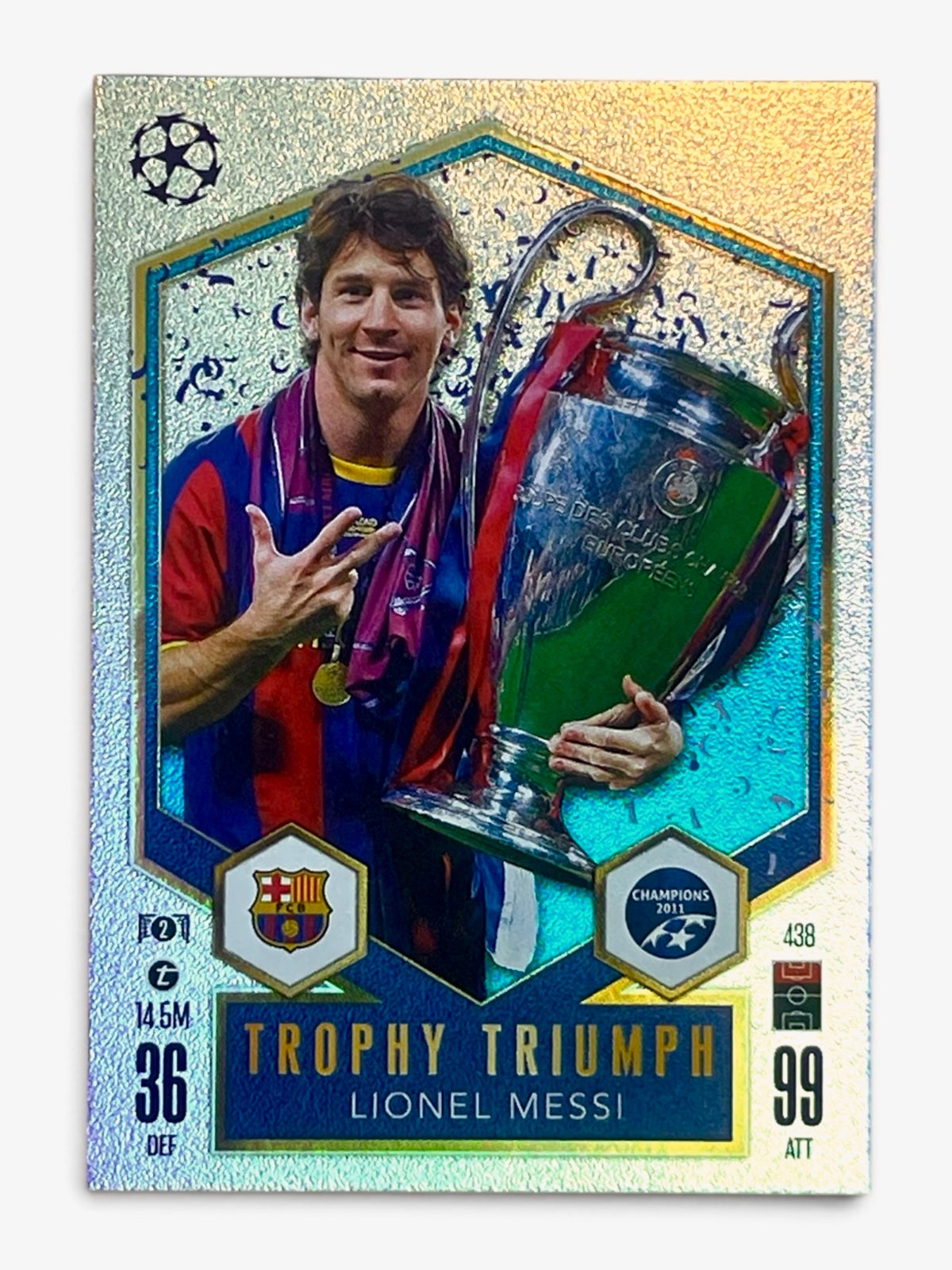 Topps Match Attax Lionel Messi Trophy Triumph