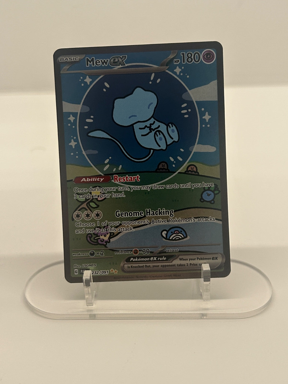 Mew ex 232/091 (Paldean Fates)