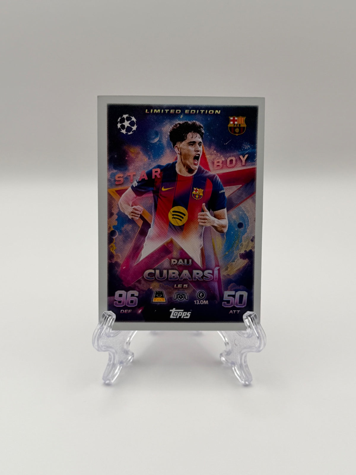 Starboy Limited Edition Pau Cubarsí Card