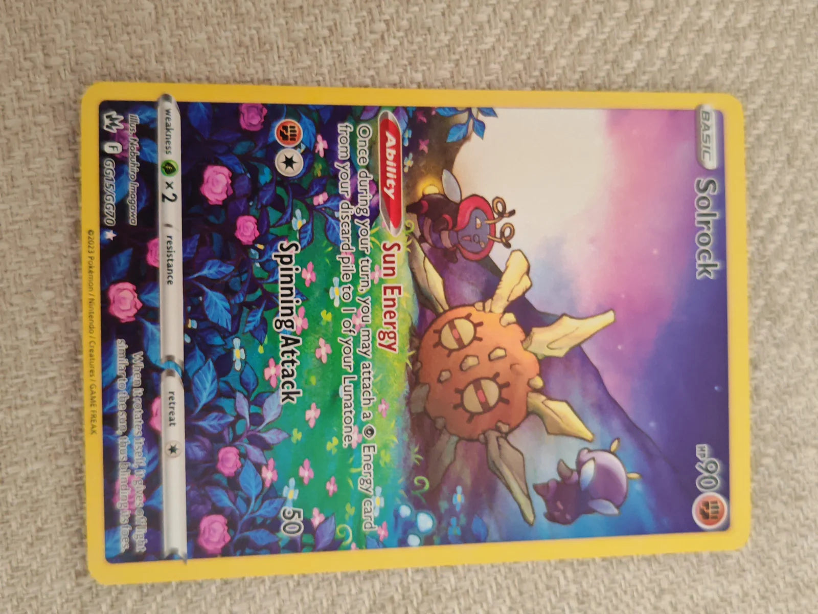 Solrock GG15/GG70 (Crown Zenith: Galarian Gallery)