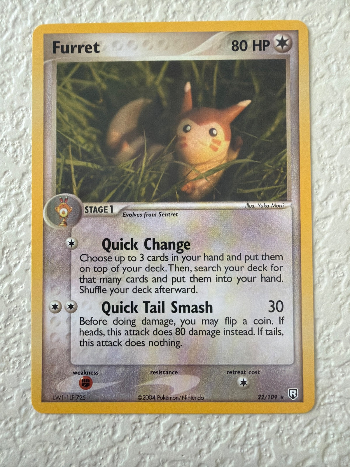 Furret 22 · Normal (EX Team Rocket Returns)