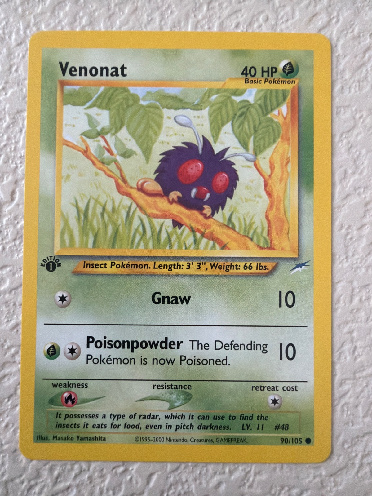 Venonat 90 · 1st Edition (Neo Destiny)