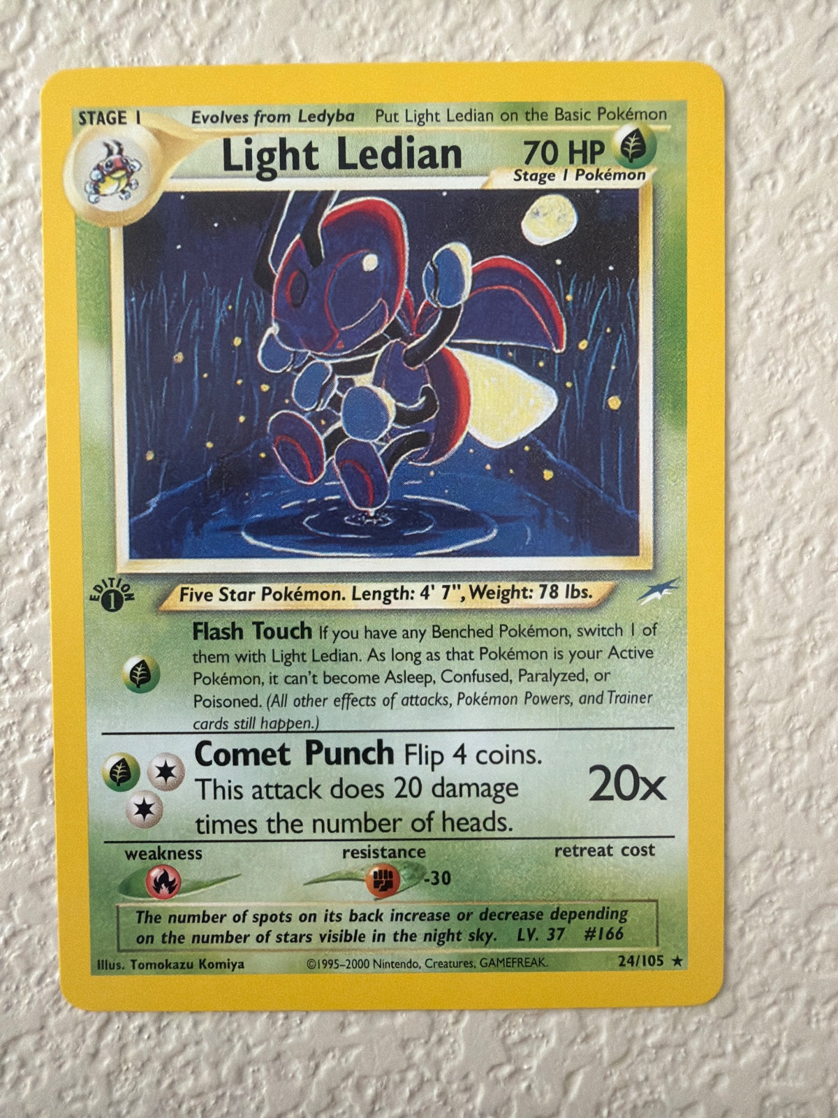 Light Ledian 24 · 1st Edition (Neo Destiny)