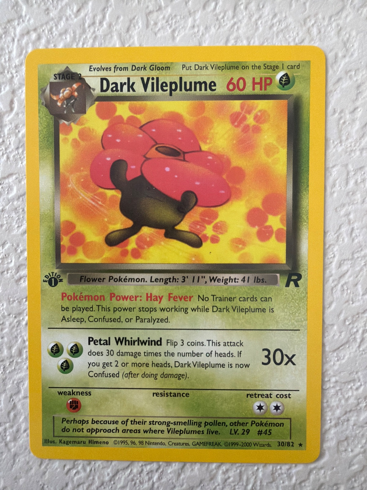 Dark Vileplume (30) · 1st Edition (Team Rocket)