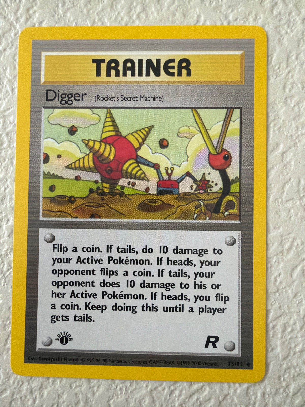 Digger 75 · 1st Edition (Team Rocket)