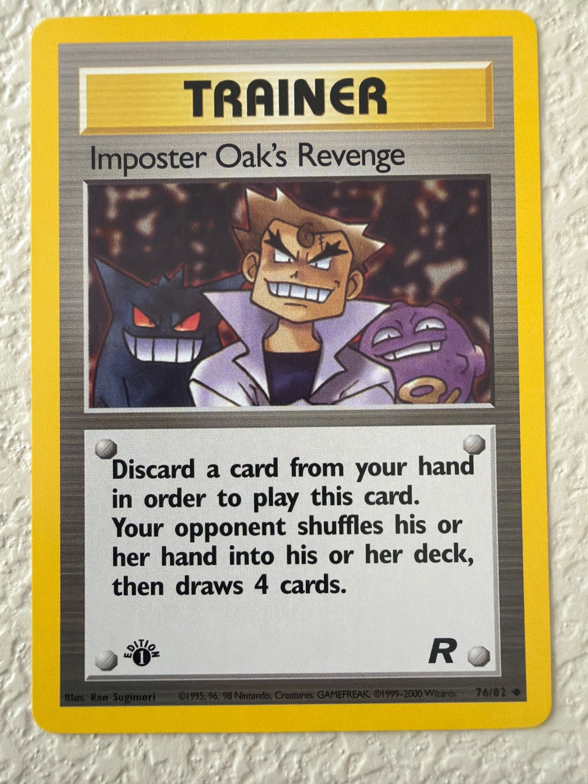 Imposter Oak's Revenge 76 · 1st Edition (Team Rocket)