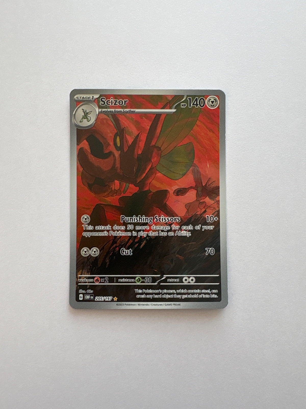 Scizor 205/197 (Obsidian Flames)