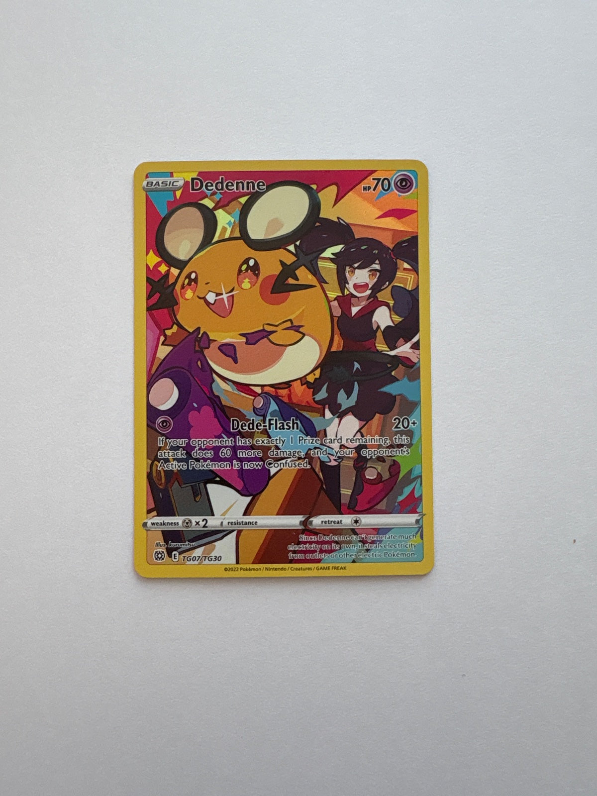 Dedenne TG07/TG30 (Brilliant Stars Trainer Gallery)