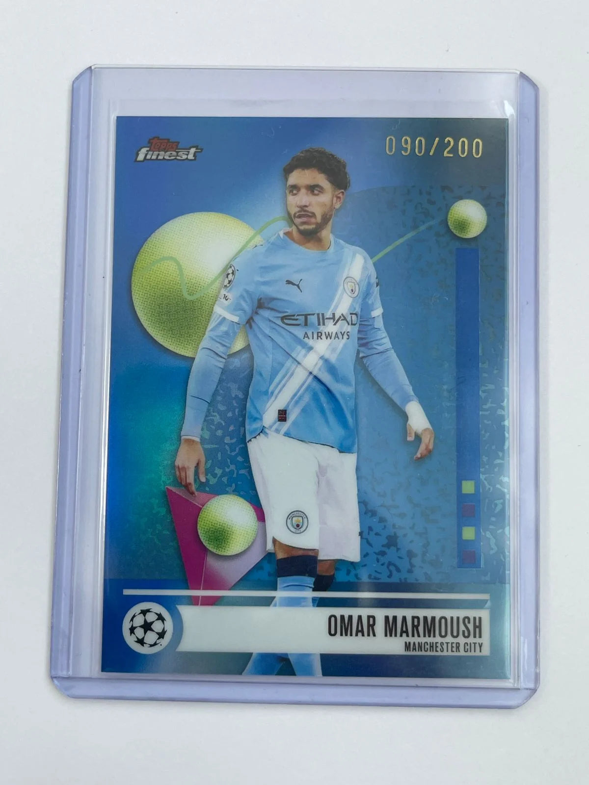 Omar Marmoush /200 - 25-26 Topps UEFA Finest