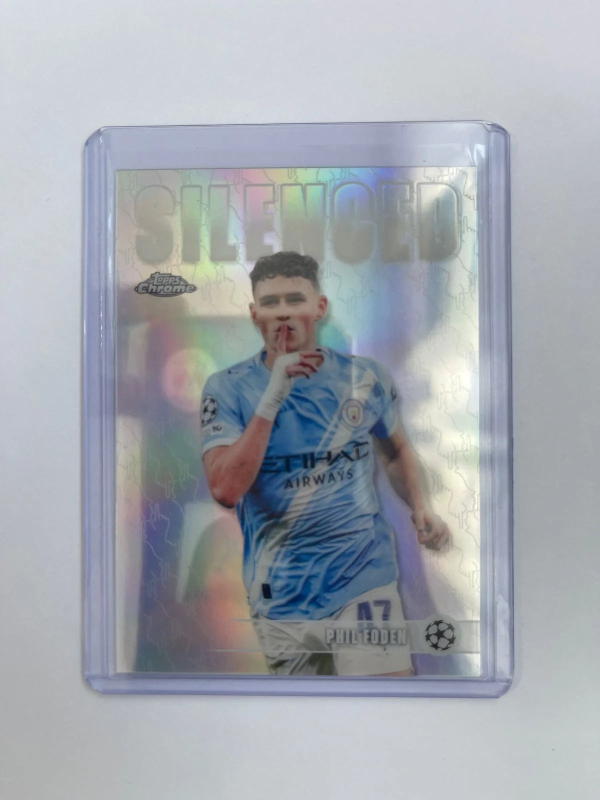 Phil Foden - 25-26 Topps Chrome Silenced