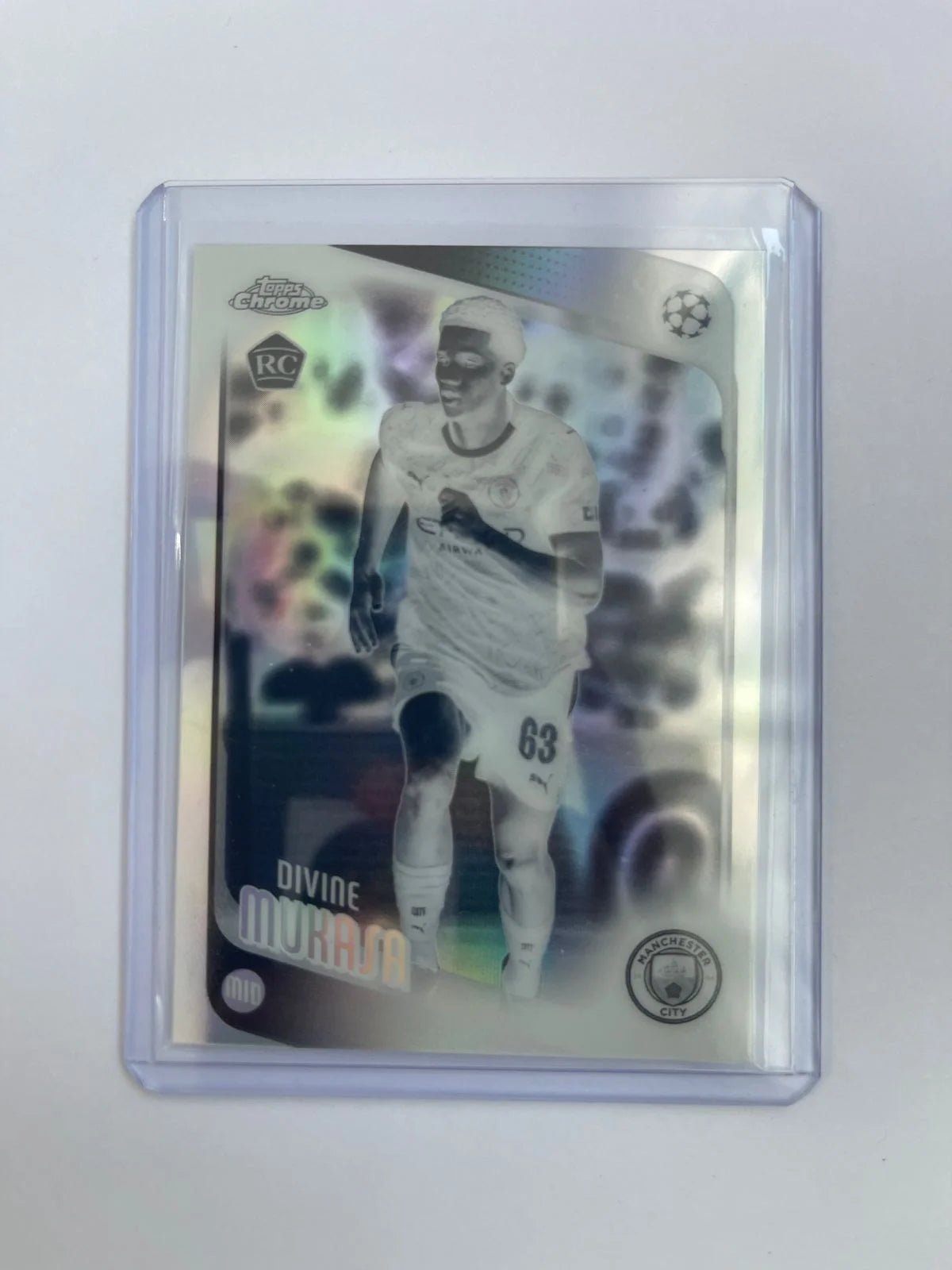 Divine Mukasa RC - 25-26 Topps Chrome Negative