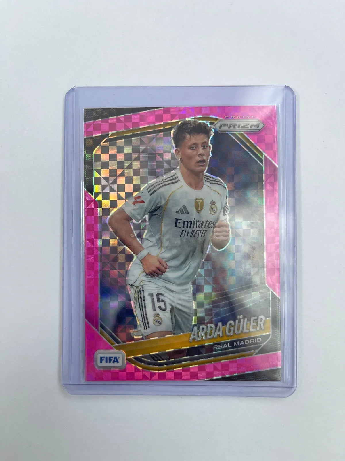 Arda Guler /75 - 25-26 Panini Prizm Checkerboard